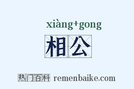 相公是什么意思的图片